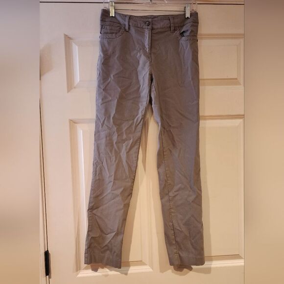 New Directions stretchy gray skinny pants size 4 - Picture 1 of 5